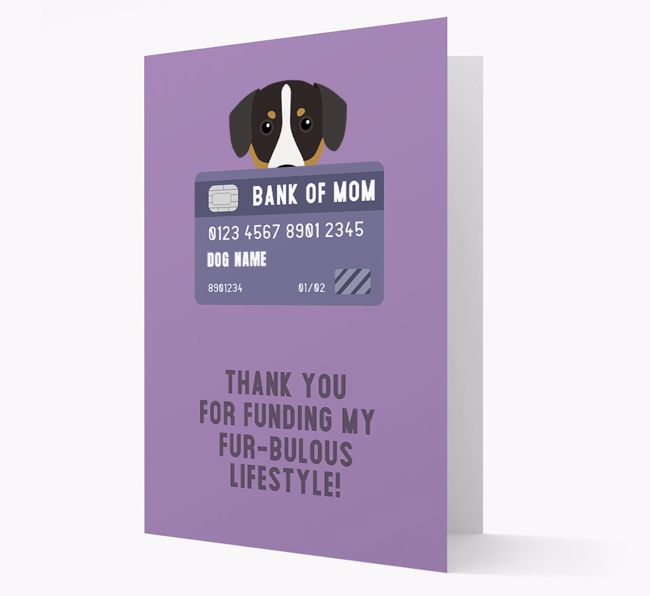 'Bank of Mom' - Personalised {breedFullName} Card